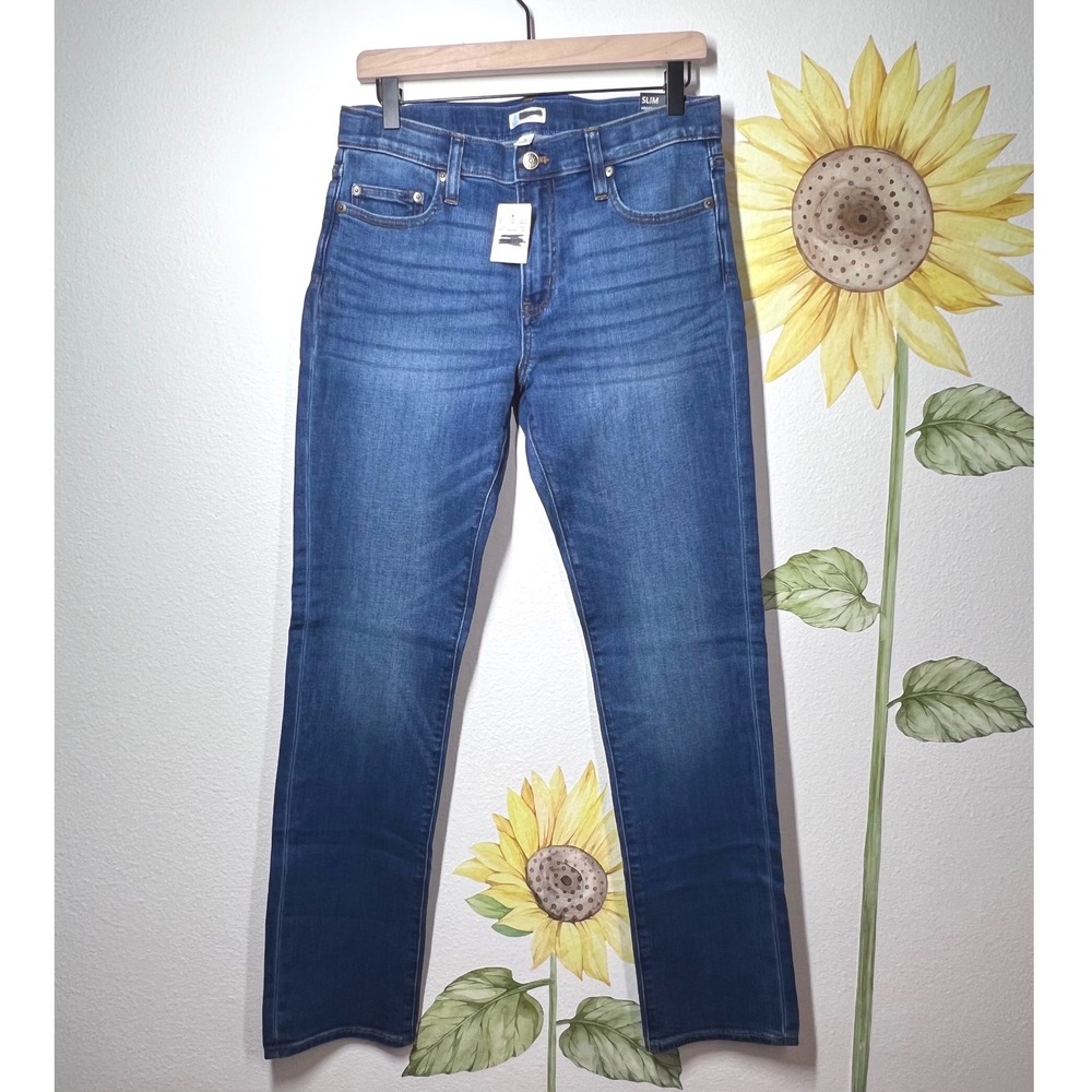 Crewcuts J.Crew Girls Slim Fit Adjustable Waist Jeans Dark Wash Blue Size 16